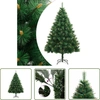 Image de The Living Store Arbre de Noël artificiel pliable avec support 210 cm