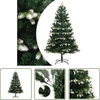 Image de The Living Store Sapin de Noël artificiel pliable enneigé 180 cm