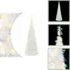 Image de Sapin Artificiel - Vidaxl Sapin De Noël Artificiel Escamotable 100 Led Blanc 150 Cm - Guirlande Led