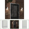 Image de The Living Store Applique murale extérieure Argenté Acier inoxydable