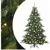 Image de vidaXL Arbre de Noël artificiel pliable Vert 180 cm PVC et acier