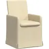 Image de vidaXL Chaise de salle à manger 2 pcs Crème 57 x 67 x 95 cm Tissu