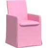Image de vidaXL - 2 chaises de salle à manger, tissu rose, 57 x 67 x 95 cm