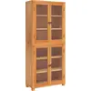 Image de Ensemble de meubles de rangement vidaXL avec étagère (2 pièces), couleur naturelle, 80 x 35 x 185 cm