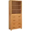 Image de vidaXL Ensemble de meubles de rangement avec tiroirs Marron Bois composite