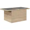 Image de vidaXL Ensemble de canapé de jardin avec coussins 9 pcs Beige et gris clair