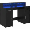 Image de vidaXL Bureau Chêne noir 120 x 55 x 91 cm Bois composite