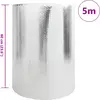 Image de Film réfléchissant pour radiateur vidaXL, argenté, 5 x 0,6 m, polyéthylène