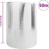 Image de vidaXL Film réfléchissant pour radiateur, argent, 50 x 0,6 m, polyéthylène