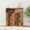 Image de Buffet à tiroirs vidaXL en bois recyclé 78 x 38 x 80 cm, aggloméré