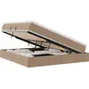 Image de vidaXL Lit de rangement avec matelas Cappuccino 180 x 200 cm