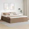 Image de Vidaxl Lit Avec Rangement Et Matelas Cappuccino 180 X 200 Cm