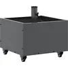 Image de vidaXL Support pour parasol anthracite 45 x 45 x 45 cm acier