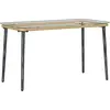 Image de vidaXL Table de jardin Nature 80 x 40 x 45 cm en polyrotin