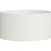 Image de vidaXL Anneau pour plantes blanc 40 x 40 x 20 cm Acier laminé à froid