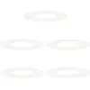 Image de vidaXL adapté aux anneaux d'arbres plats 5 pcs blanc Ø30 / 60 cm acier