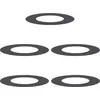 Image de vidaXL adapté aux anneaux d'arbres plats 5 pcs noir Ø40 / 70 cm acier