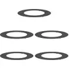 Image de vidaXL adapté aux anneaux d'arbres plats 5 pcs noir Ø50 / 80 cm acier