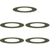 Image de vidaXL adapté aux anneaux d'arbres plats 5 pcs vert olive Ø50 / 80 cm acier