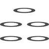 Image de vidaXL adapté aux anneaux d'arbres plats 5 pcs noir Ø60 / 90 cm acier
