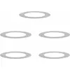 Image de vidaXL adapté aux anneaux d'arbres plats 5 pcs argent Ø60 / 90 cm