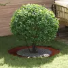 Image de vidaXL adapté aux anneaux d'arbres plats 5 pcs brun Ø60 / 90 cm