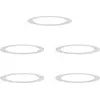Image de vidaXL, adapté aux arbres à faible circonférence, 5 pièces, argent, diamètre 90/120 cm