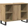 Image de vidaXL Armoire de salle de bain Chêne Artisan 80 x 33 x 60 cm Bois composite