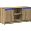 Image de vidaXL : Meuble TV, 100 x 34 x 50 cm, marron, panneaux de particules