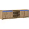 Image de vidaXL Élément TV 2 pcs Marron 180 x 34 x 50 cm Bois composite
