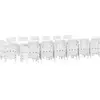 Image de vidaXL Ensemble de jardin 15 pcs blanc Polt rotin