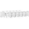 Image de vidaXL Ensemble de jardin 15 pcs blanc Polt rotin