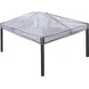 Image de vidaXL Housse de rechange pour pavillon Transparent 400 x 300 x 32 cm PVC