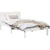 Image de vidaXL Cadre de lit blanc 75 x 190 cm pin massif