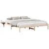 Image de vidaXL Cadre de lit naturel 180 x 200 cm Pin massif