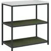 Image de vidaXL Rangement de cuisine HATTEM Vert olive 90 x 50 x 92 cm Acier