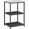 Image de vidaXL Rangement de cuisine avec étagère Noir 60 x 50 x 92 cm Acier