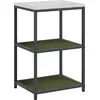 Image de vidaXL Rangement de cuisine HATTEM Vert olive 60 x 50 x 92 cm Acier