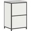 Image de vidaXL Rangement de cuisine HATTEM Blanc 60 x 50 x 92 cm Acier