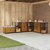 Image de vidaXL Rangement de cuisine HATTEM rouillé 60 x 50 x 92 cm en acier