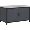 Image de vidaXL Rangement de cuisine HATTEM, anthracite, 90 x 50 x 53 cm, acier