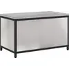Image de vidaXL Rangement de cuisine HATTEM Argent 90 x 50 x 53 cm Acier