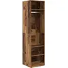 Image de vidaXL Armoire avec étagère Bois ancien 50 x 50 x 200 cm Bois composite
