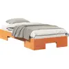 Image de vidaXL Sommier marron 90 x 190 cm