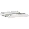 Image de vidaXL Cadre de lit blanc 180 x 220 cm Pin massif