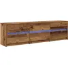 Image de vidaXL : Meuble TV, 180 x 34 x 50 cm, bois de récupération, panneaux de particules