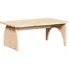 Image de vidaXL Table basse nature 80 x 50 x 31 cm pin massif