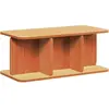 Image de vidaXL Table basse brun cire 80 x 39,5 x 33,5 cm Pin massif