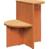 Image de vidaXL Table basse brun cire 50 x 40 x 50 cm pin massif