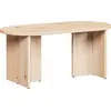 Image de vidaXL Table basse nature 80 x 39,5 x 35 cm pin massif